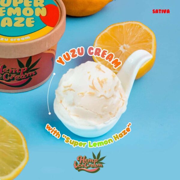 Hemp Ice Cream - Super Lemon Haze