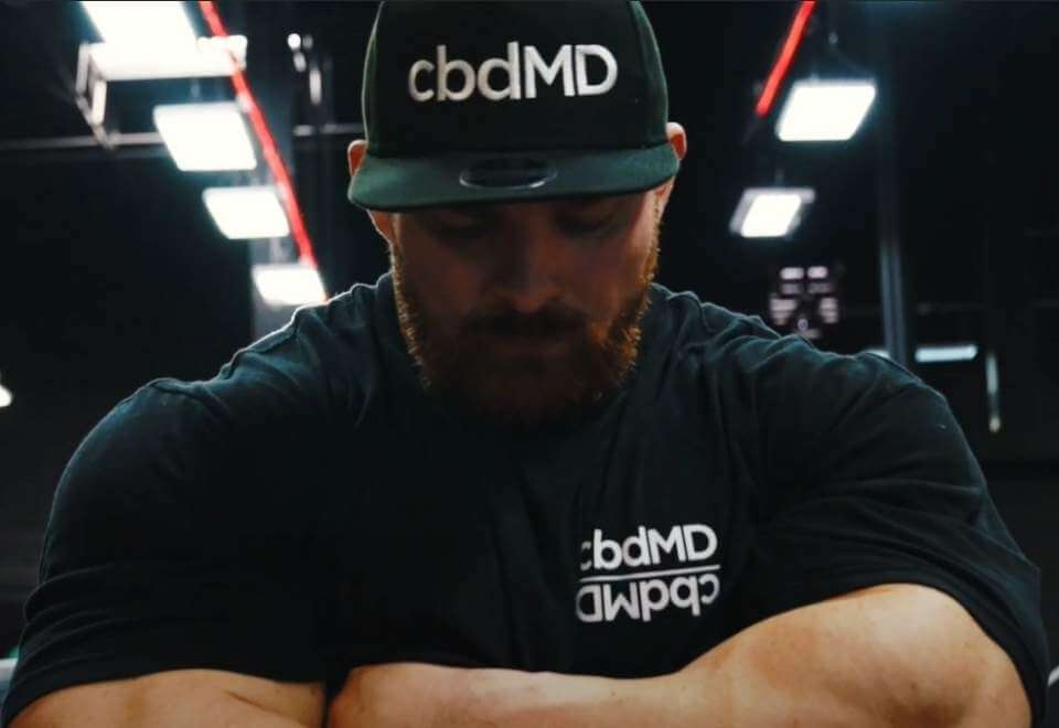 James "Flex" Lewis is a strong advocate for cbdMD and a sponsored athlete by cbdMD