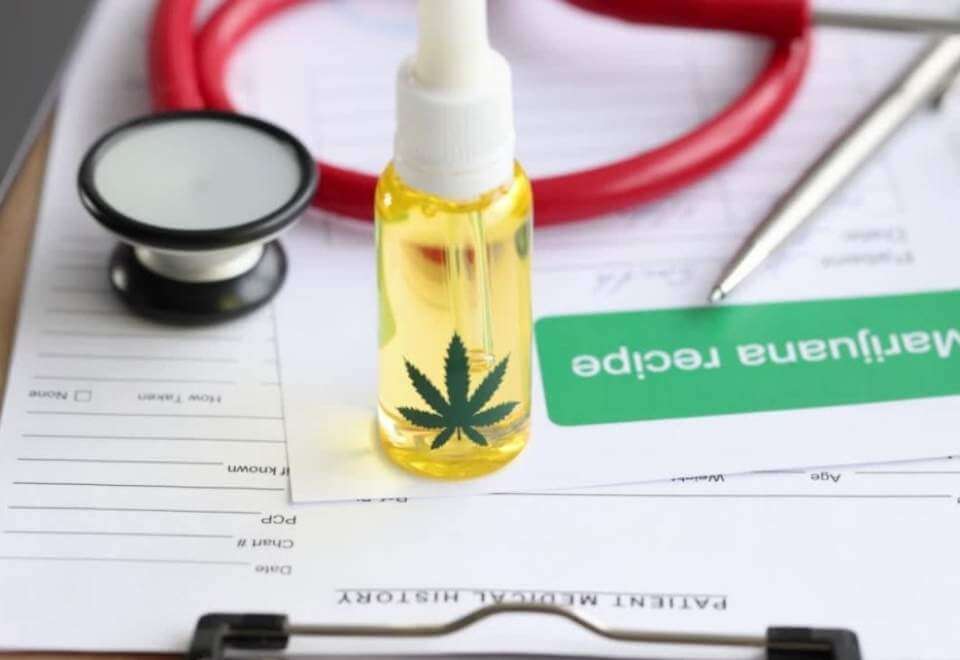 Medical marijuana oil and a prescription