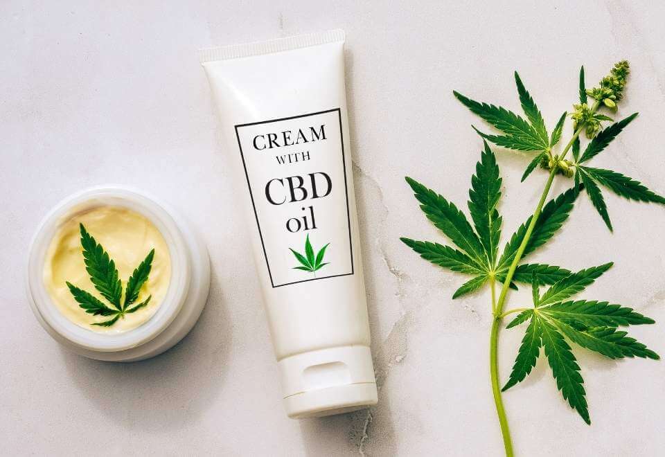 Cream with cannabis and cbd