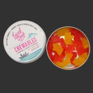 Local Boys Chewables Photo Open Tin Can with Jellies inside