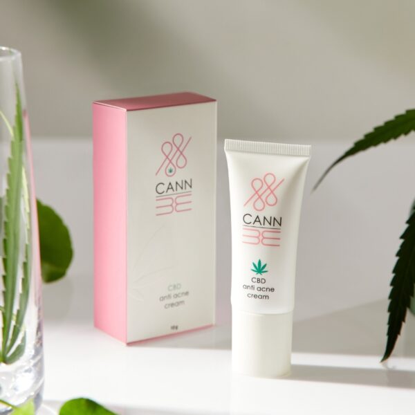 Anti Acne Cream CBD Product Photo With box