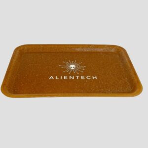 Raw color hemp rolling tray by alientech