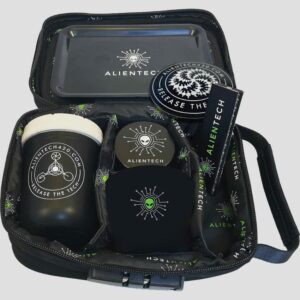 AlienTech Travel Kit Product photo with lid open black tray