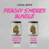 Peachy S'mores Bundle Product phot with Cinnamon Peach Pie and Biggie S'mores strains
