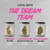 The Dream Team Cannabis Bundle Product Photo Pink Kush, Cluster Bomb, Biggie S'mores