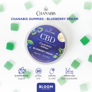 กัมมี่ CBD Chanabis - Blueberry Dream