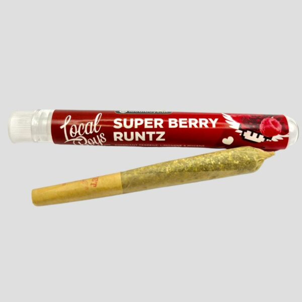 Product photo of Super Berry Runtz Sativa Strain pre-roll tube
