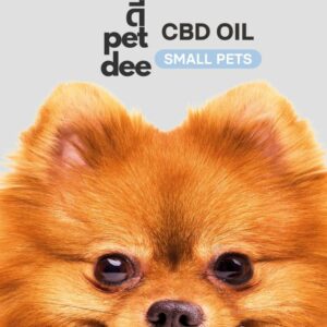 PETDEE CBD SALMON OIL - Photo of Pomeranian referring to small pet use case.