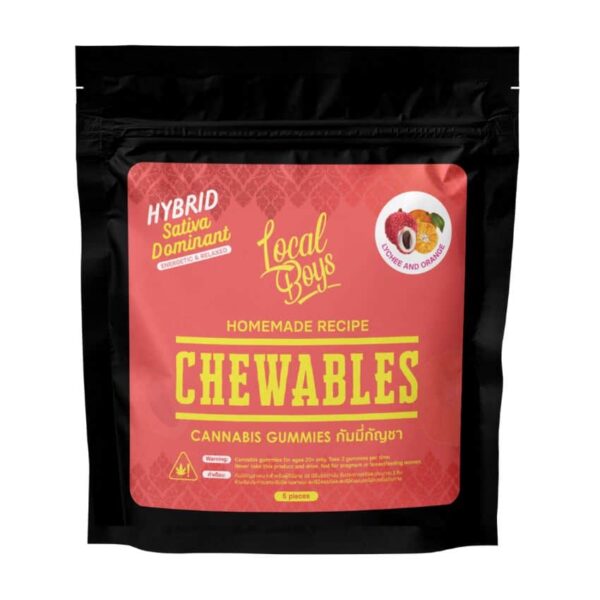 Local Boys - Chewables - Travel Sized - Lychee & Orange
