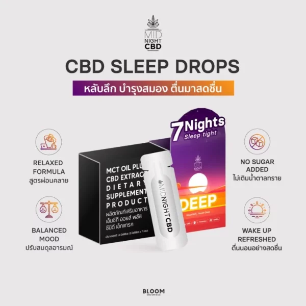 Midnight - CBD Oil In Tube - Sleep Supplement