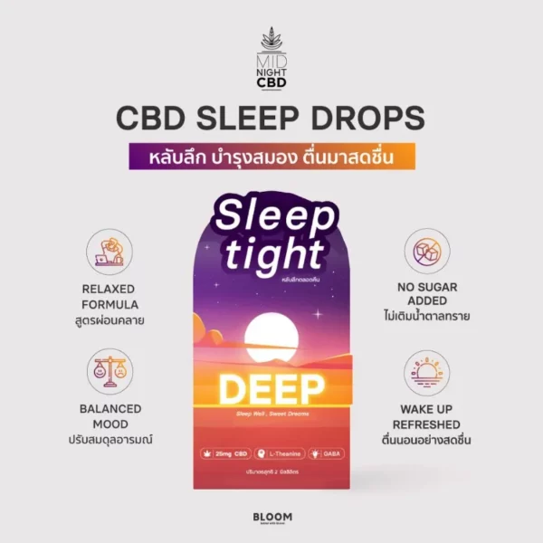 Midnight - CBD Oil In Tube - One Night - Sleep Supplement