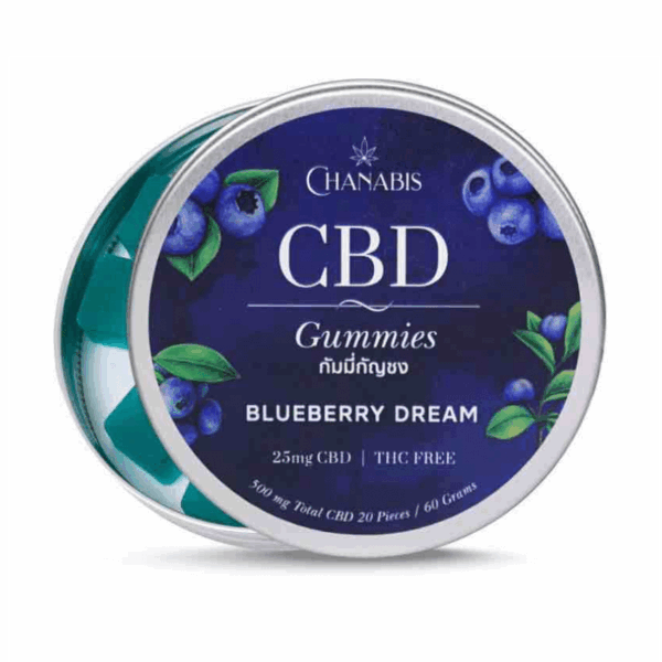 กัมมี่ CBD Chanabis - บลูเบอร์รี่ดรีม