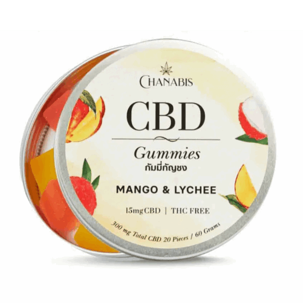 กัมมี่ CBD Chanabis - มะม่วง และ ลิ้นจี่