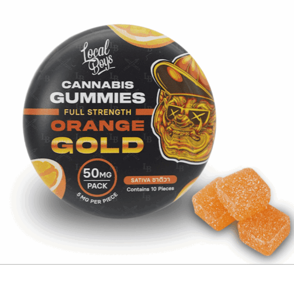 Local Boys - Gummies Sativa - Orange Gold - 50mg