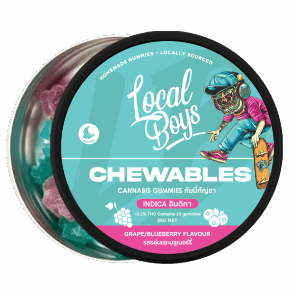 Local Boys - Chewables Indica กัมมี่กัญชาโฮมเมดสูตรอินดิก้า