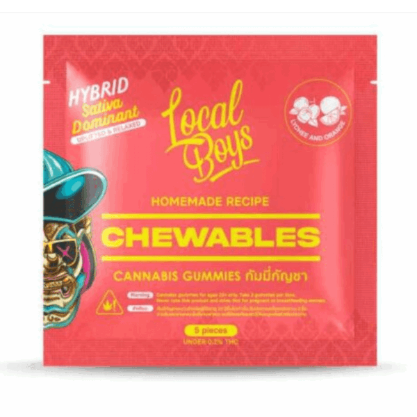 Local Boys - กัมมี่กัญชาโฮมเมด (รสลิ้นจี่ และ ส้ม)