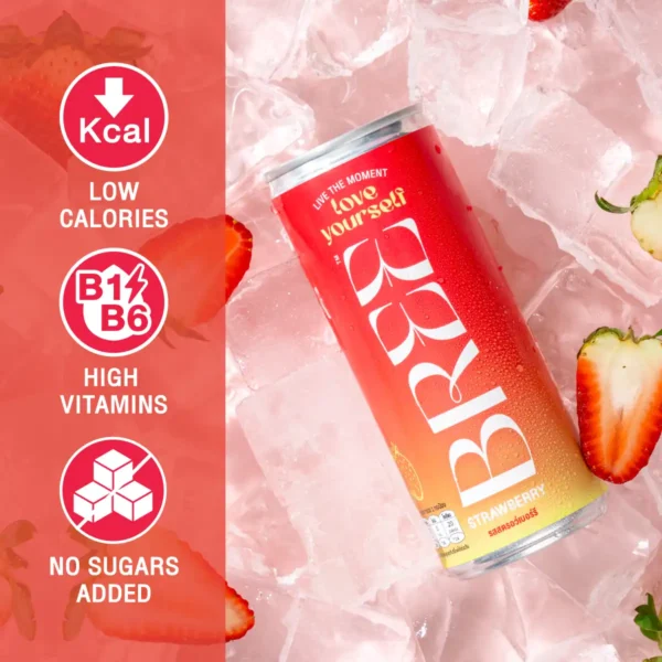 Bree- CBD Soda - Strawberry - Image 3