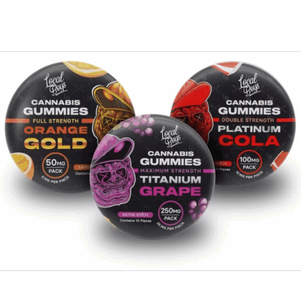 Local Boys Gummy Bundle – Gold, Platinum, Titanium