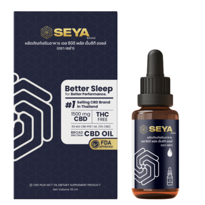 SEYA - Broad Spectrum CBD Oil - Better Sleep - 1500mg